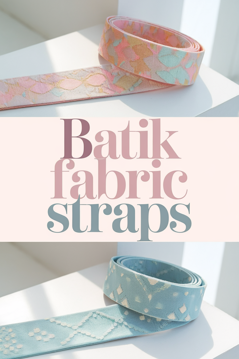 batik fabric straps bbbbb 78038