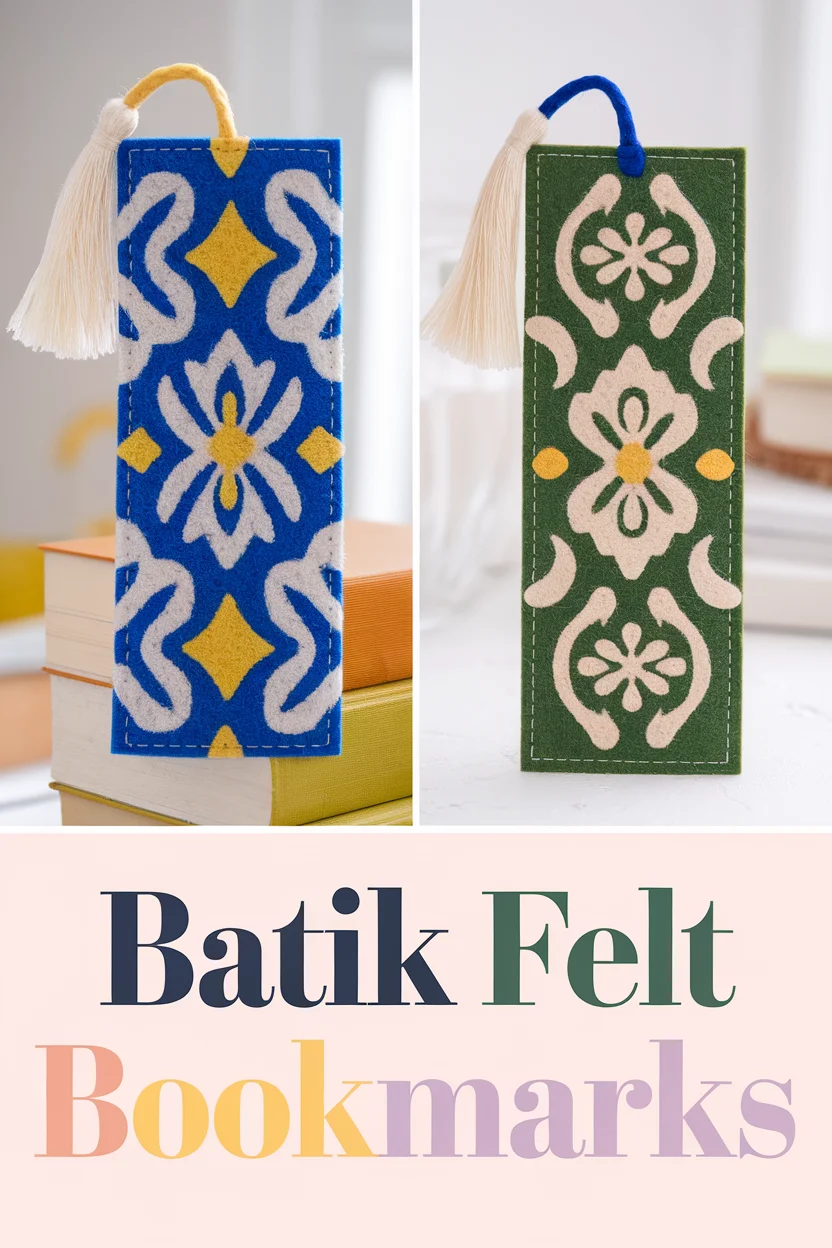 batik felt bookmarks bbbbb 93128