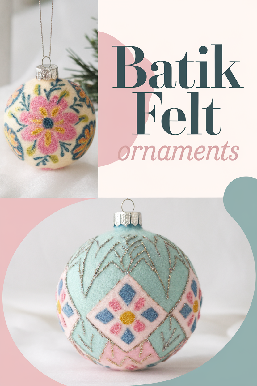 batik felt ornaments bbbbb 37009