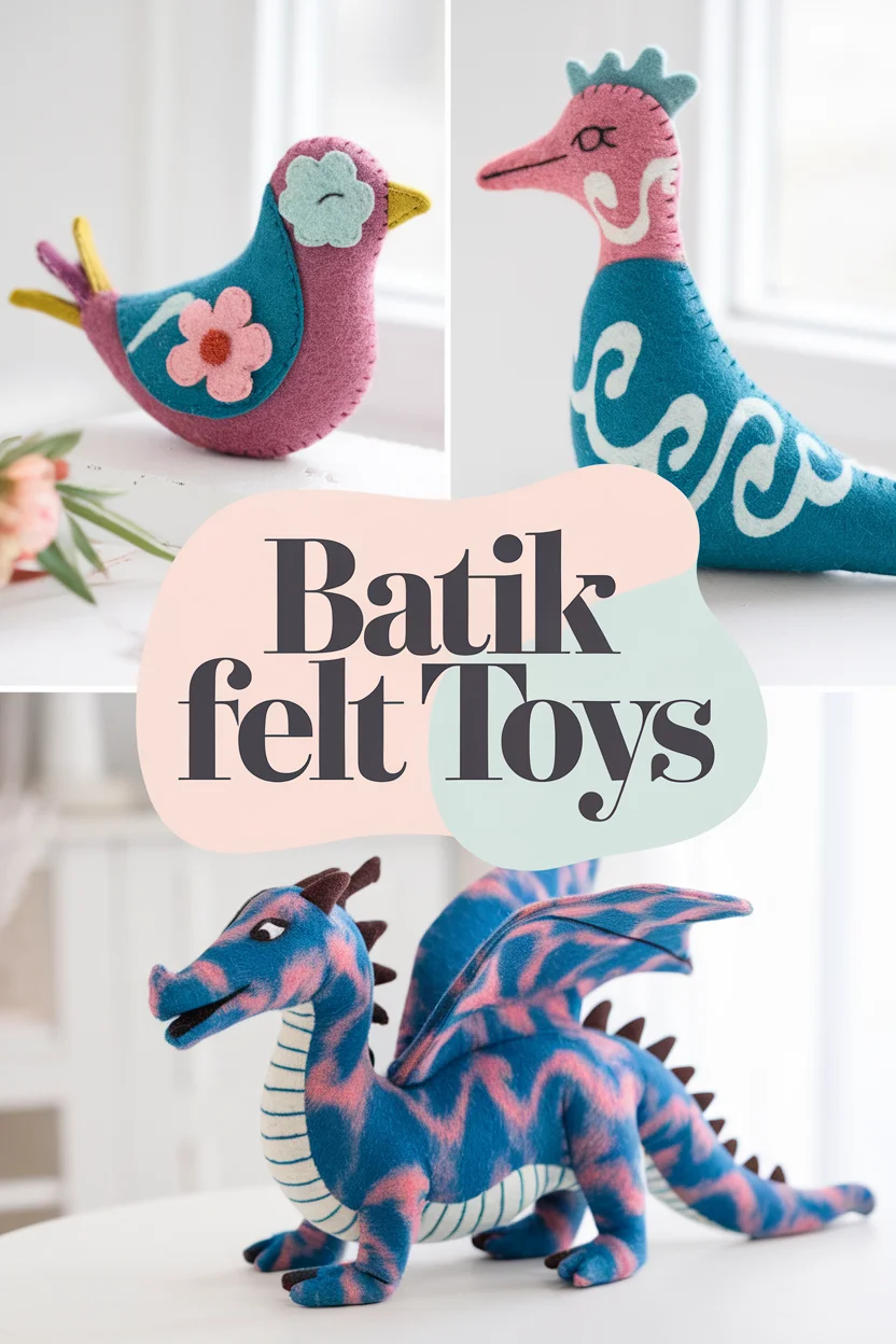 batik felt toys bbbbb 79468
