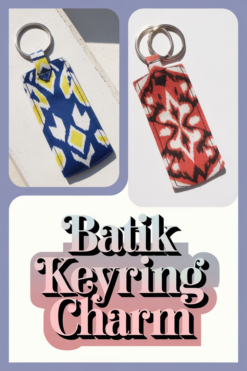 batik keyring charm bbbbb 17310