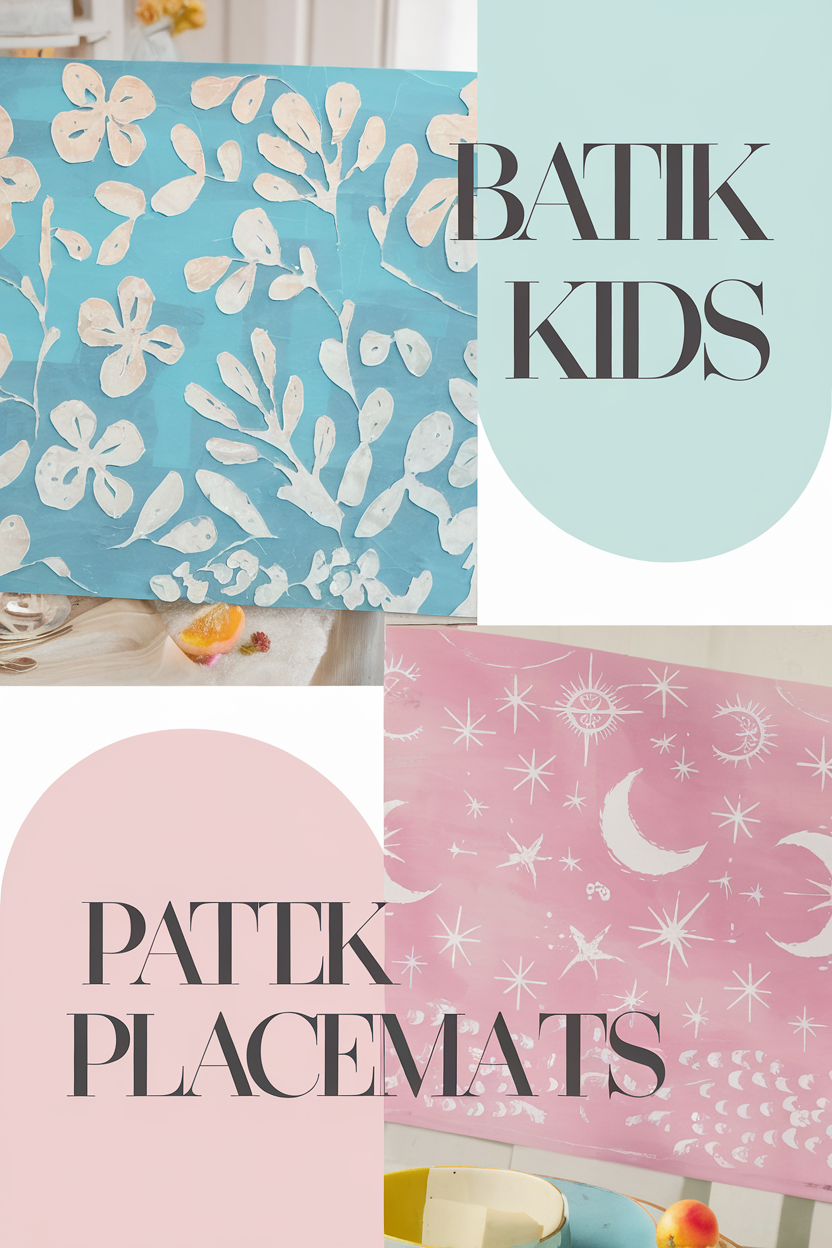 batik kids placemats bbbbb 45583
