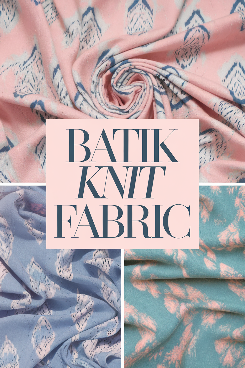 batik knit fabric bbbbb 34777