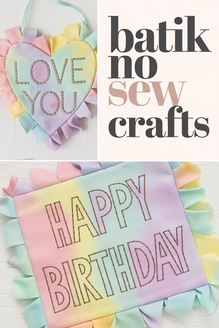 batik no sew crafts bbbbb 74480