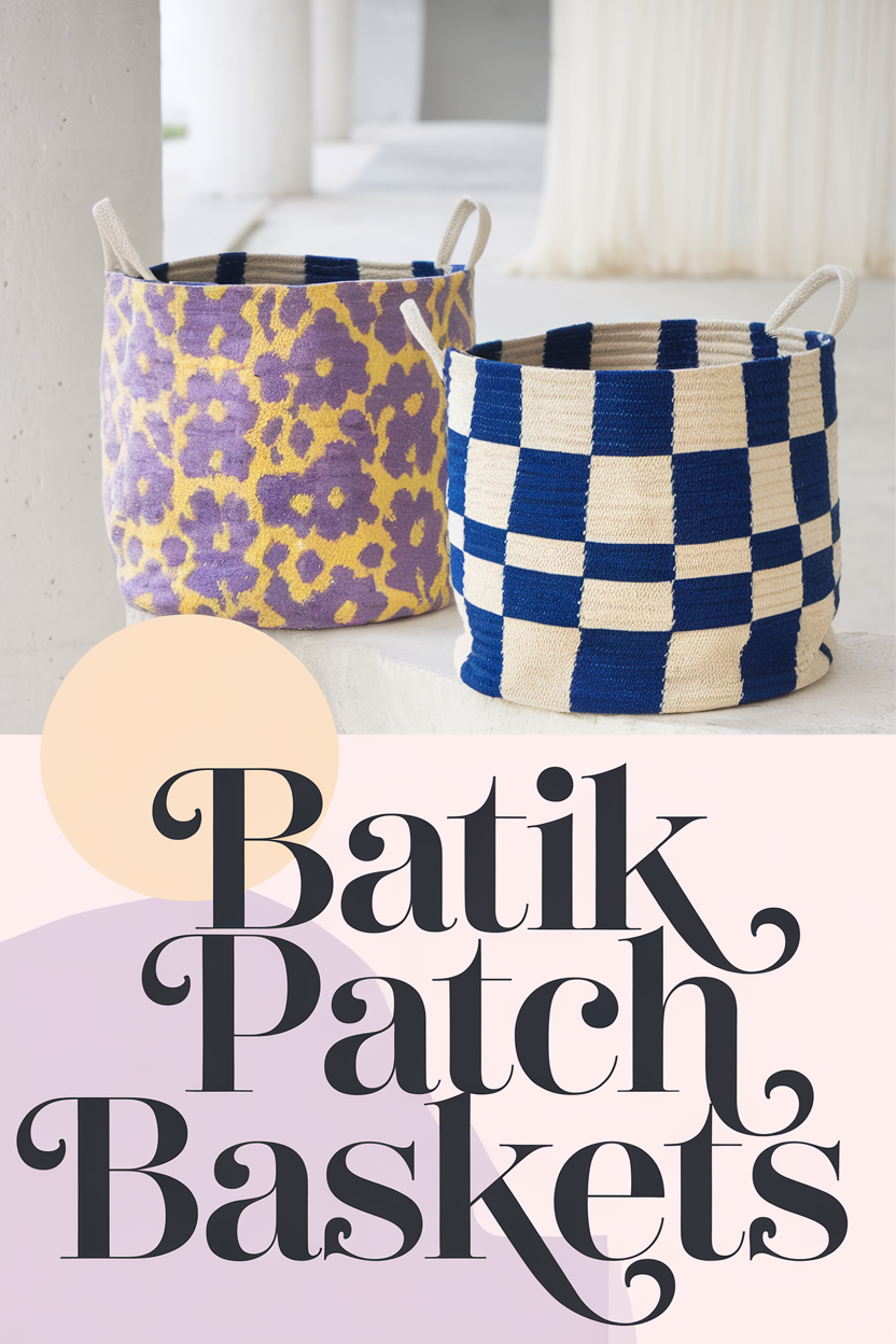 batik patch baskets bbbbb 44691