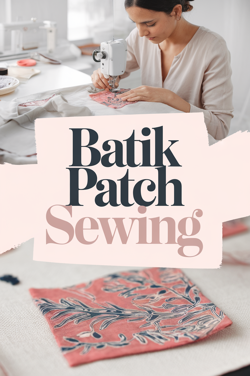 batik patch sewing bbbbb 91845