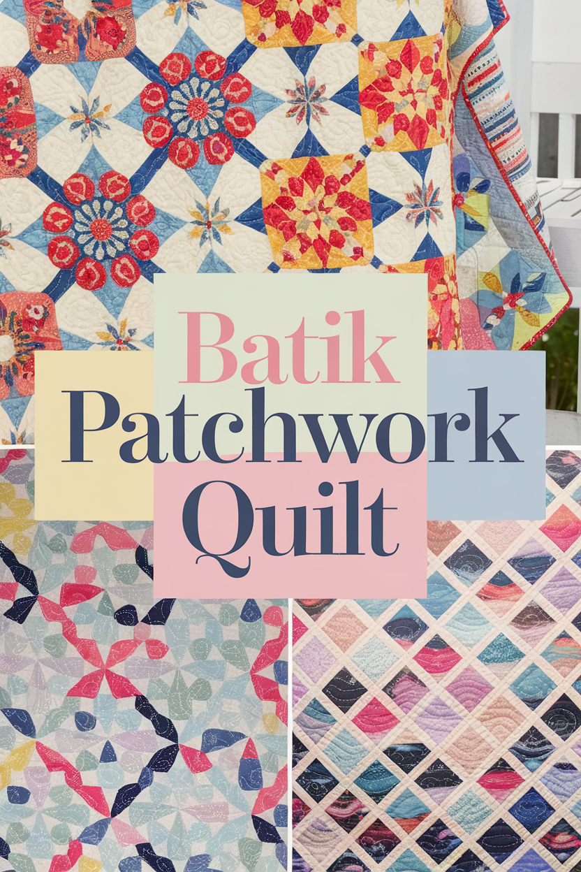 batik patchwork quilt bbbbb 11718