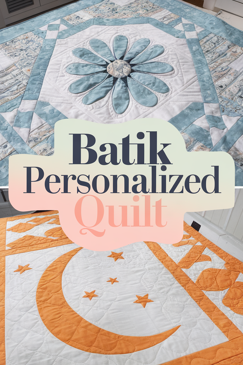batik personalized quilt bbbbb 85489