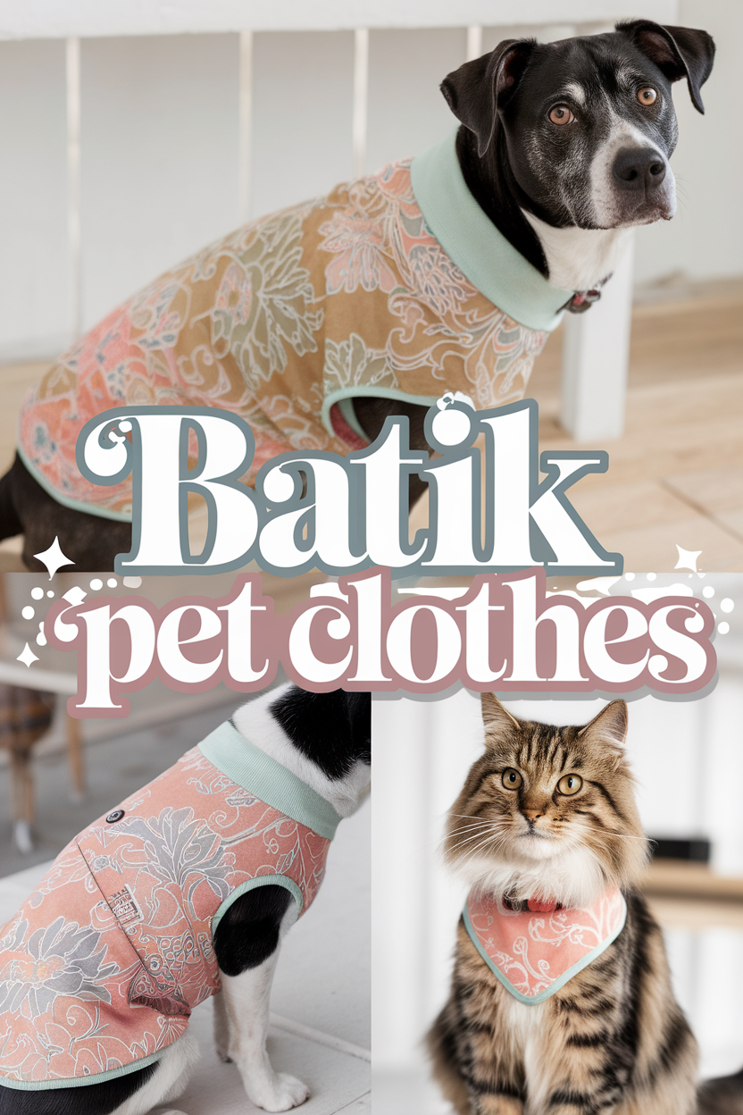 batik pet clothes bbbbb 13584