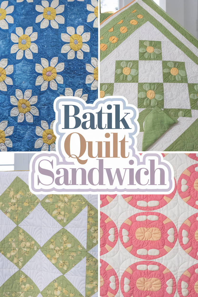 batik quilt sandwich bbbbb 48794