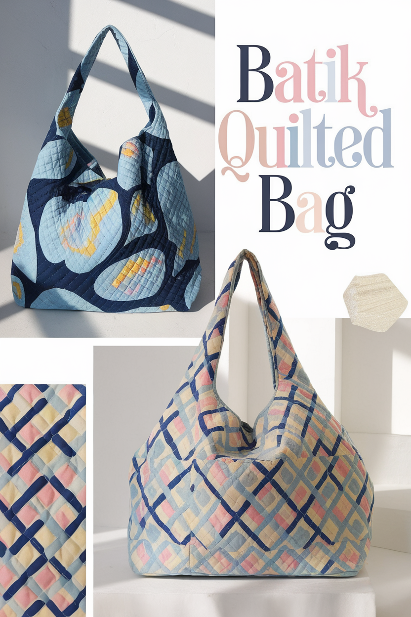 batik quilted bag bbbbb 24323