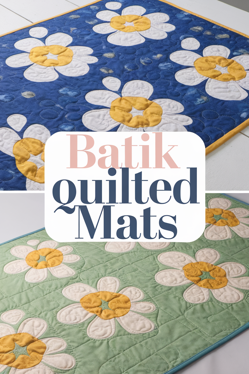 batik quilted mats bbbbb 23676