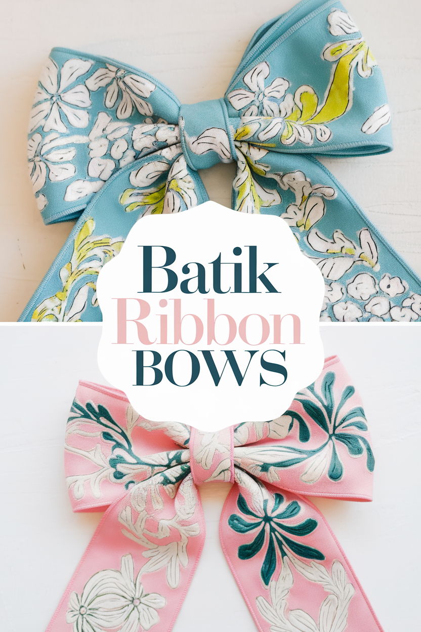 batik ribbon bows bbbbb 72048