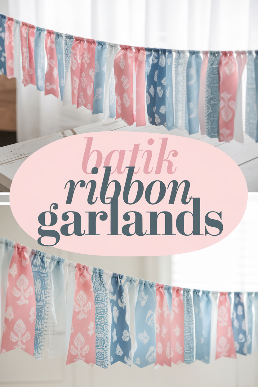 batik ribbon garlands bbbbb 41438