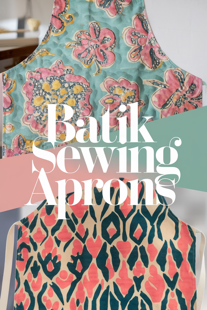 batik sewing aprons bbbbb 34302