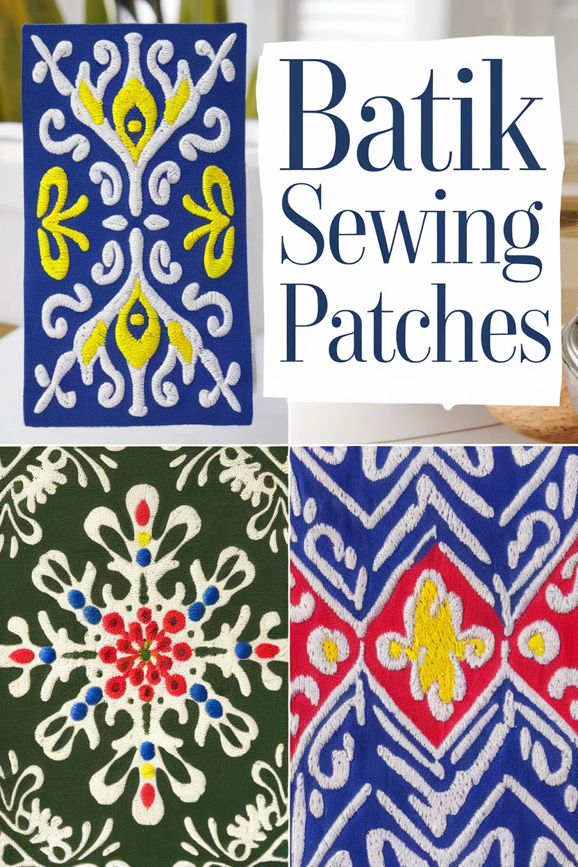 batik sewing patches bbbbb 42430