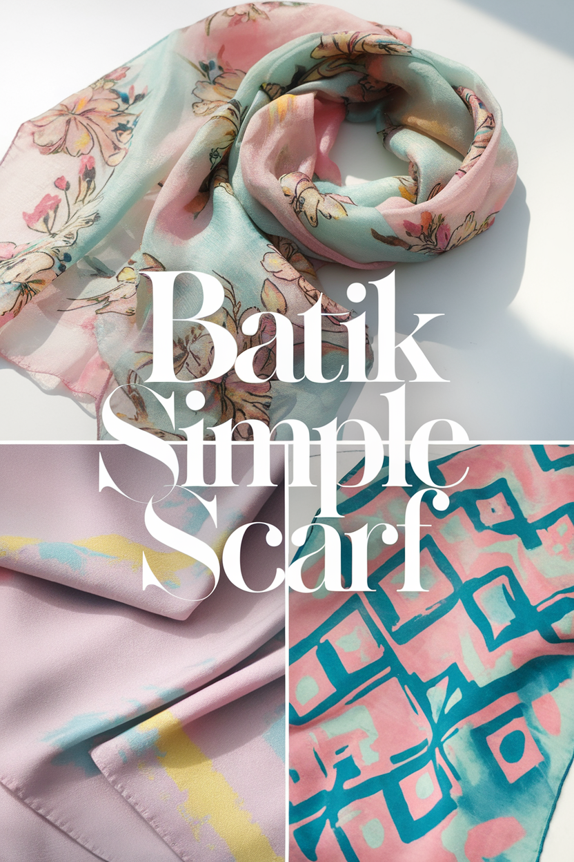 batik simple scarf bbbbb 10400