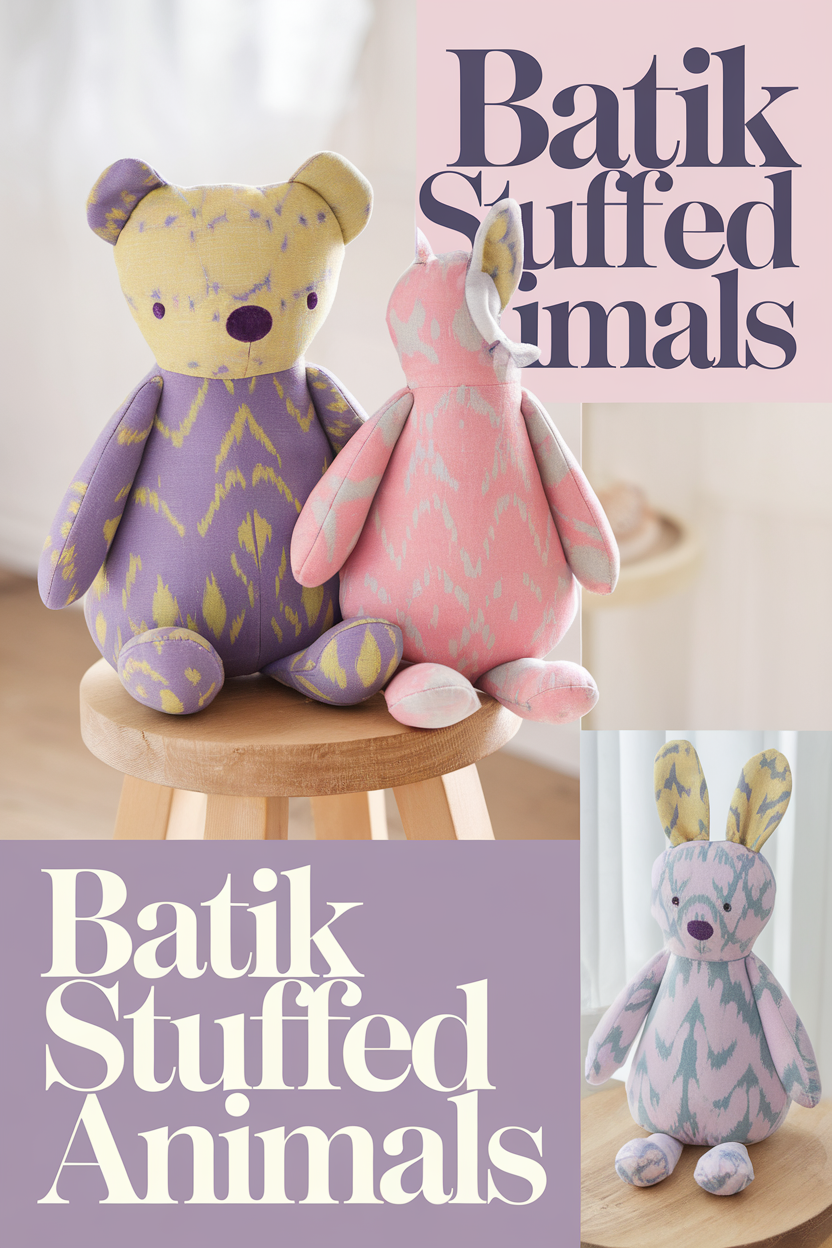 batik stuffed animals bbbbb 46693