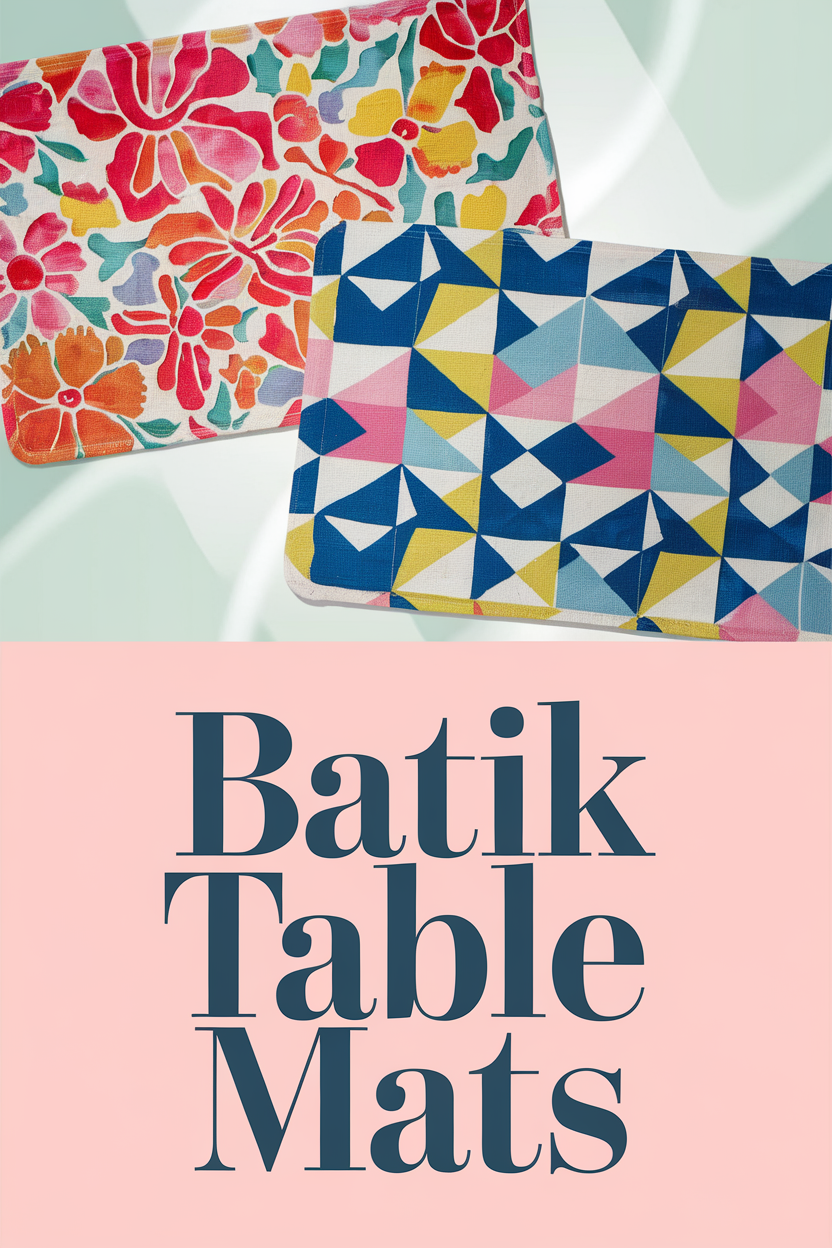 batik table mats bbbbb 46668