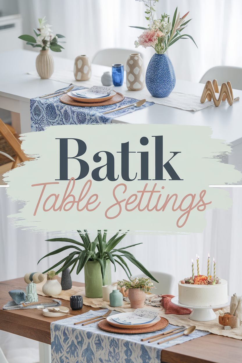 batik table settings bbbbb 74781