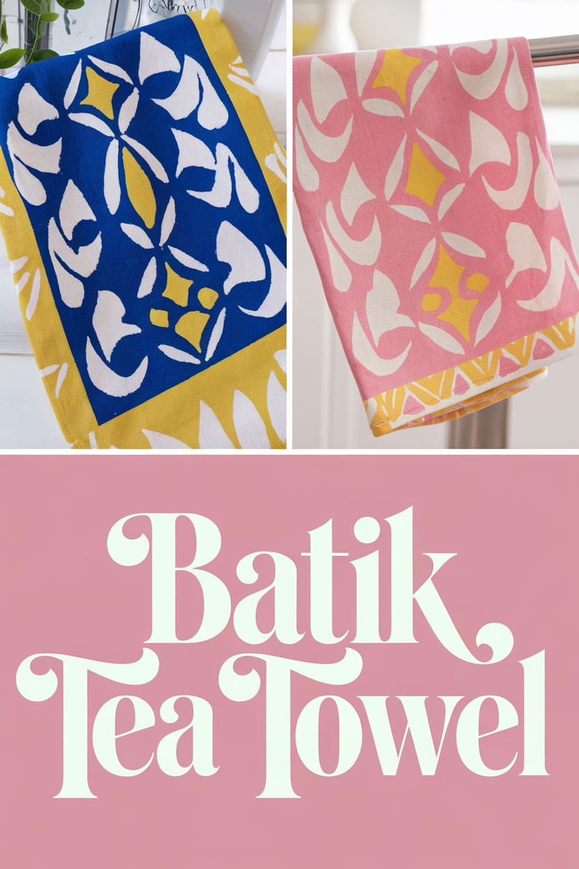 batik tea towel bbbbb 34911