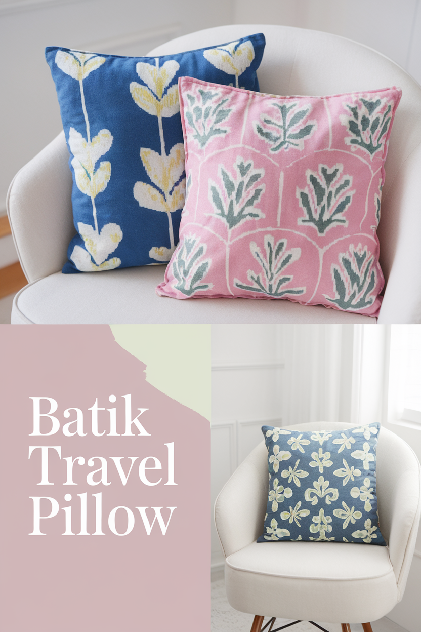 batik travel pillow bbbbb 84972