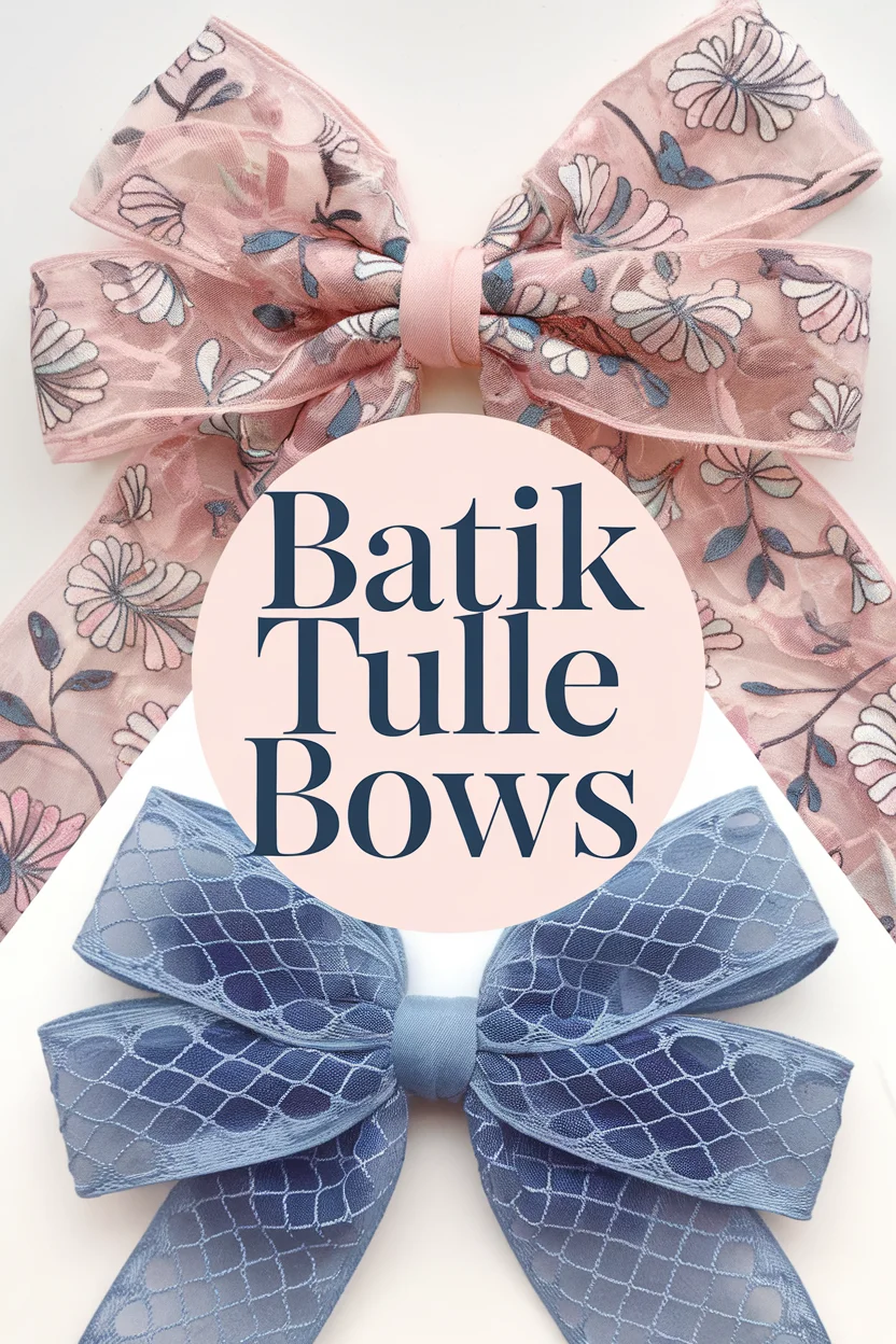batik tulle bows bbbbb 51875