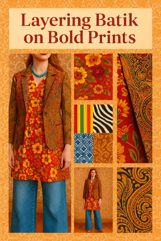 layering batik on bold prints 1
