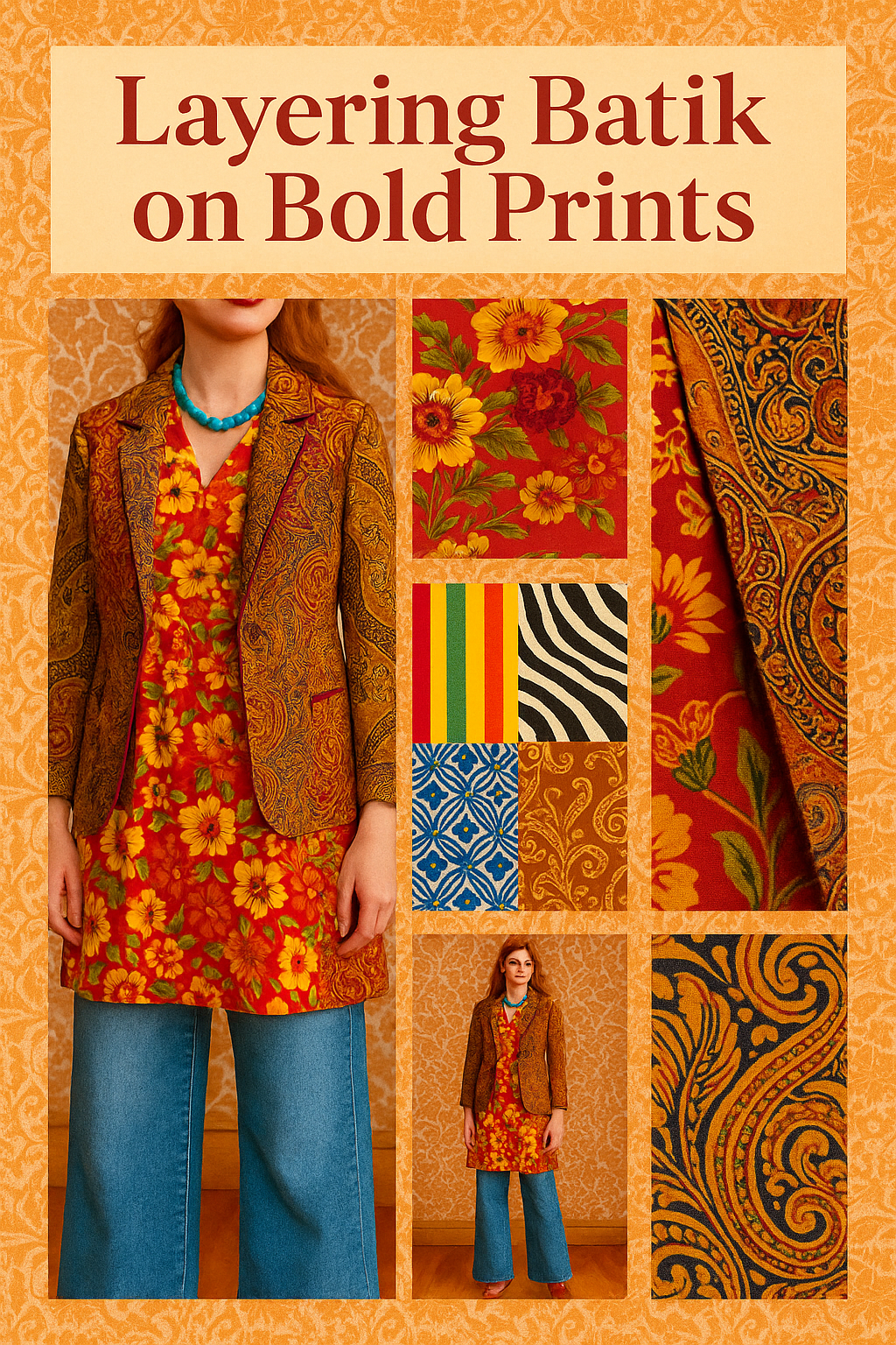 layering batik on bold prints 1