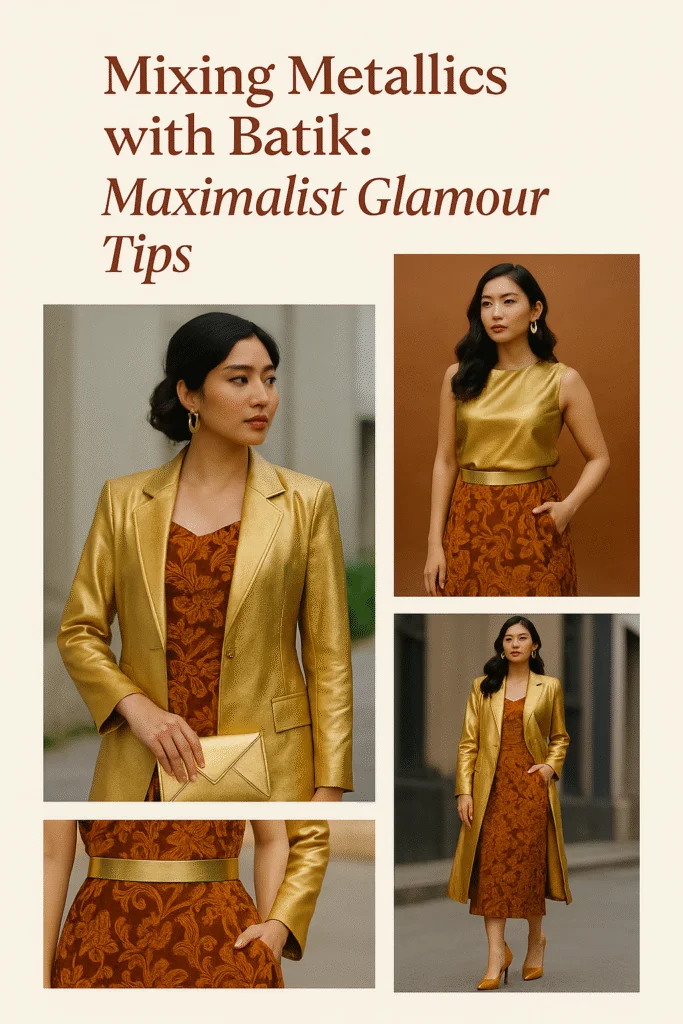 mixing metalics with batik 2