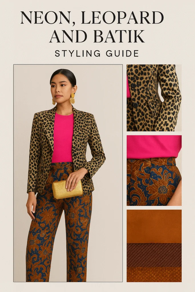 neon leopard batik styling 2