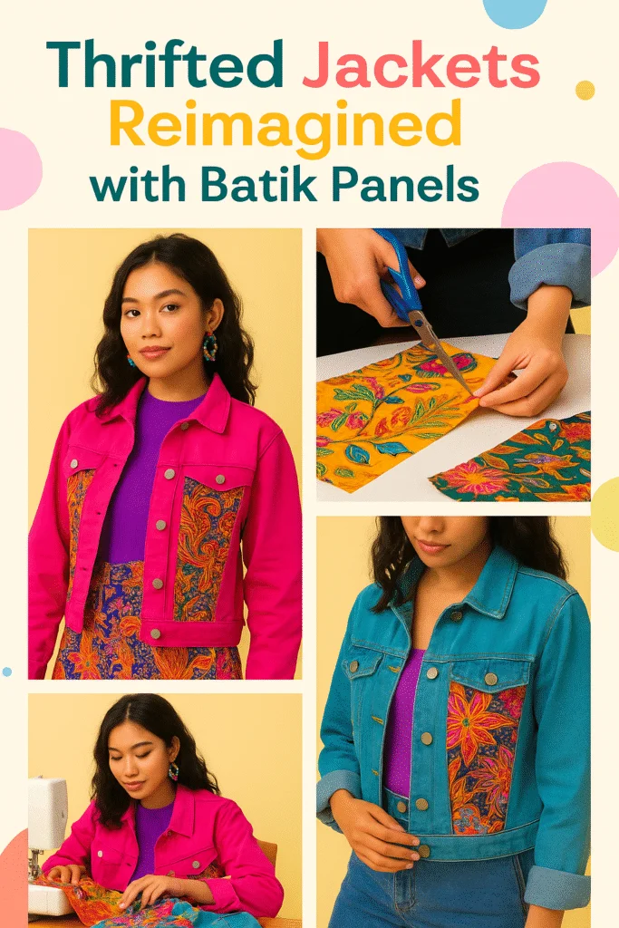 thrifted jacket batik panel 2